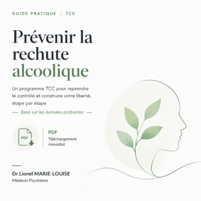 ebook prévention rechute alcoolique TCC guide psychiatre
